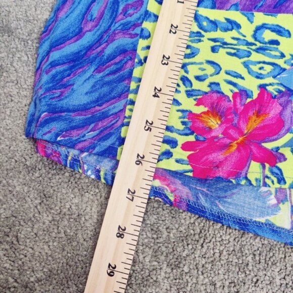 Sea Suns Women's Vibrant Tropical Print Button-Up Shirt - Made in USA Size Large - Picture 8 of 9